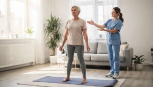 4 ćwiczenia na stojąco, które poprawiają postawę — fizjoterapeuta zaleca je pacjentom 50+