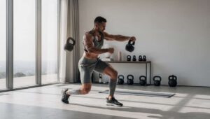 Kettlebell zamiast sztangi – trener pokazuje, jak trenować całe ciało w domu